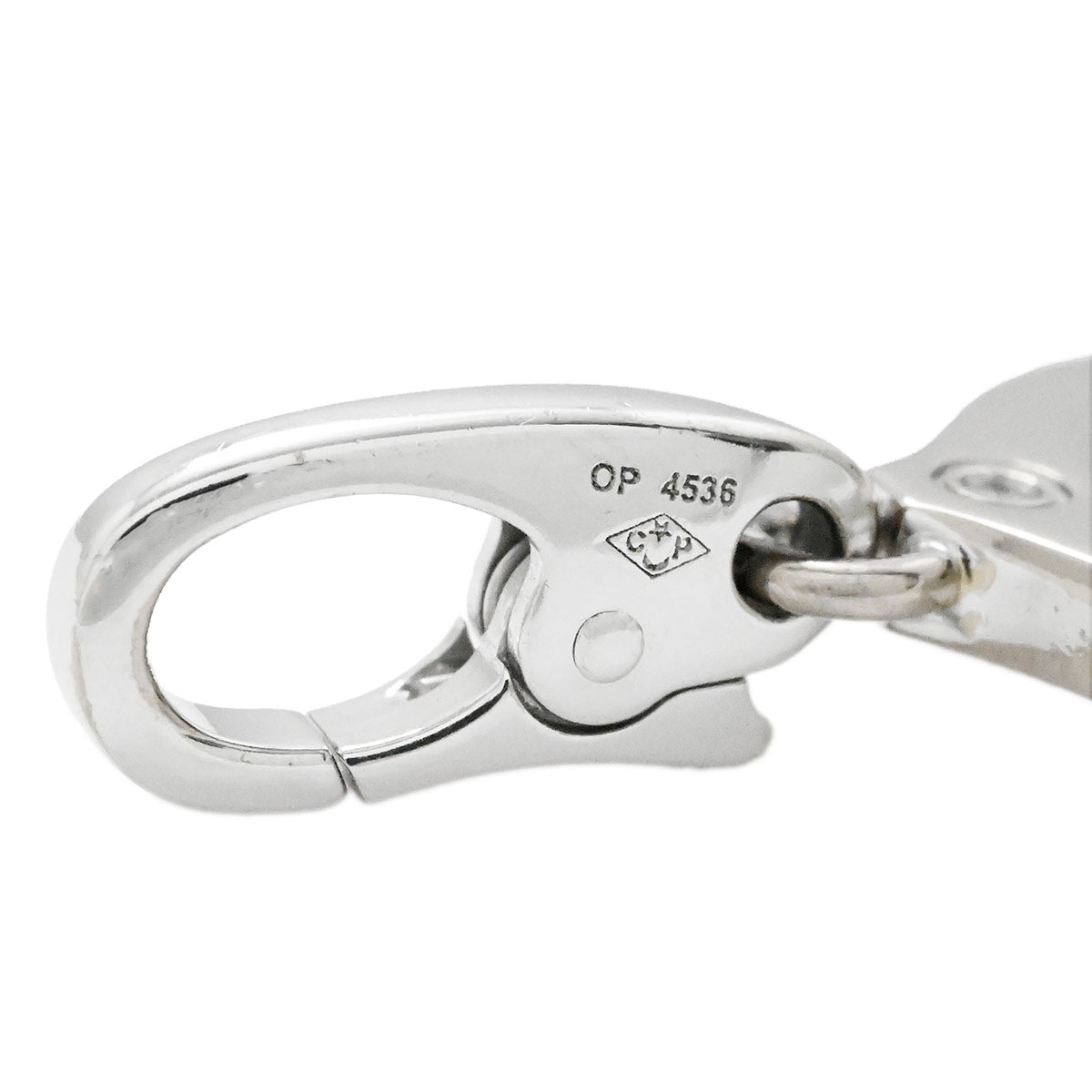 カルティエ CARTIER 750WG K18WG ホワイトゴールド 馬蹄 ホースシュー