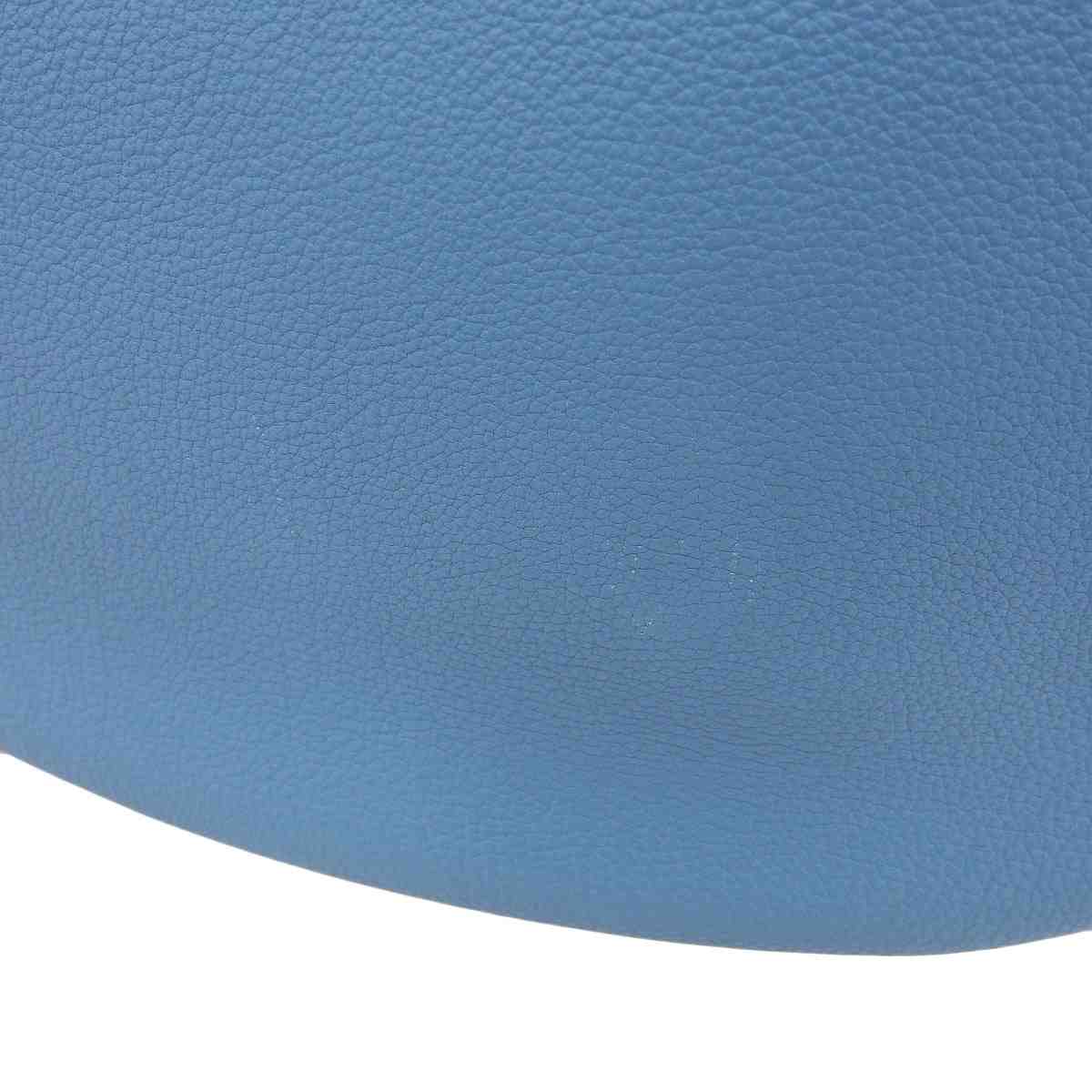 エルメス HERMES ガオ ワンショルダーバッグ トゴ ブルージーン シルバー金具 F□刻印 2002年 レディース 8471