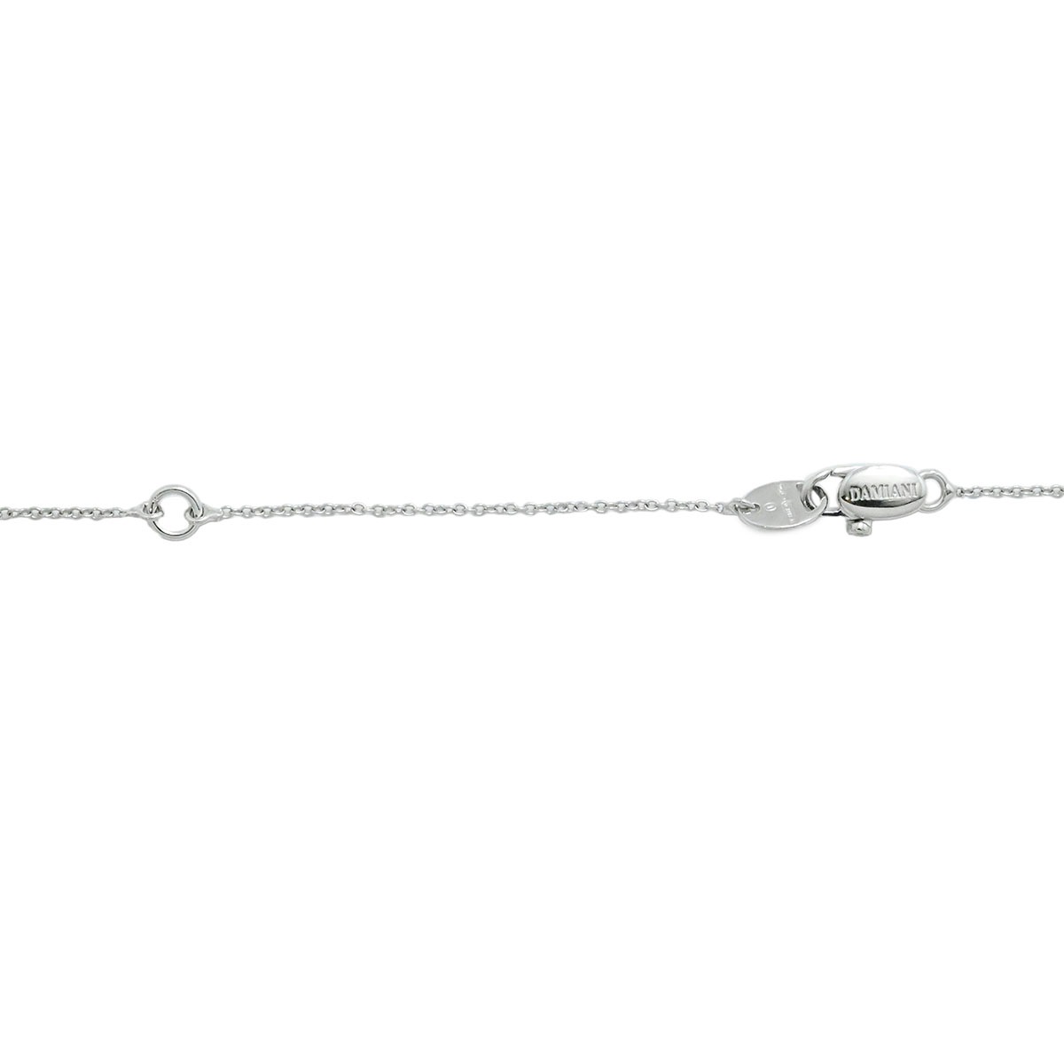 ダミアーニ DAMIANI ベルエポック 750WG K18WG ホワイトゴールド サファイア ダイヤ ハート ネックレス レディース  3915