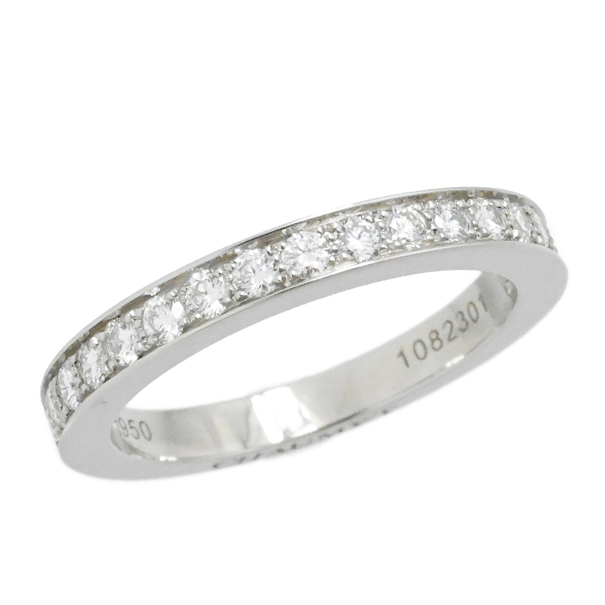 ショーメ CHAUMET PT950 プラチナ ハーフダイヤエタニティリング ダイヤモンド レディース サイズ11.5号  2030