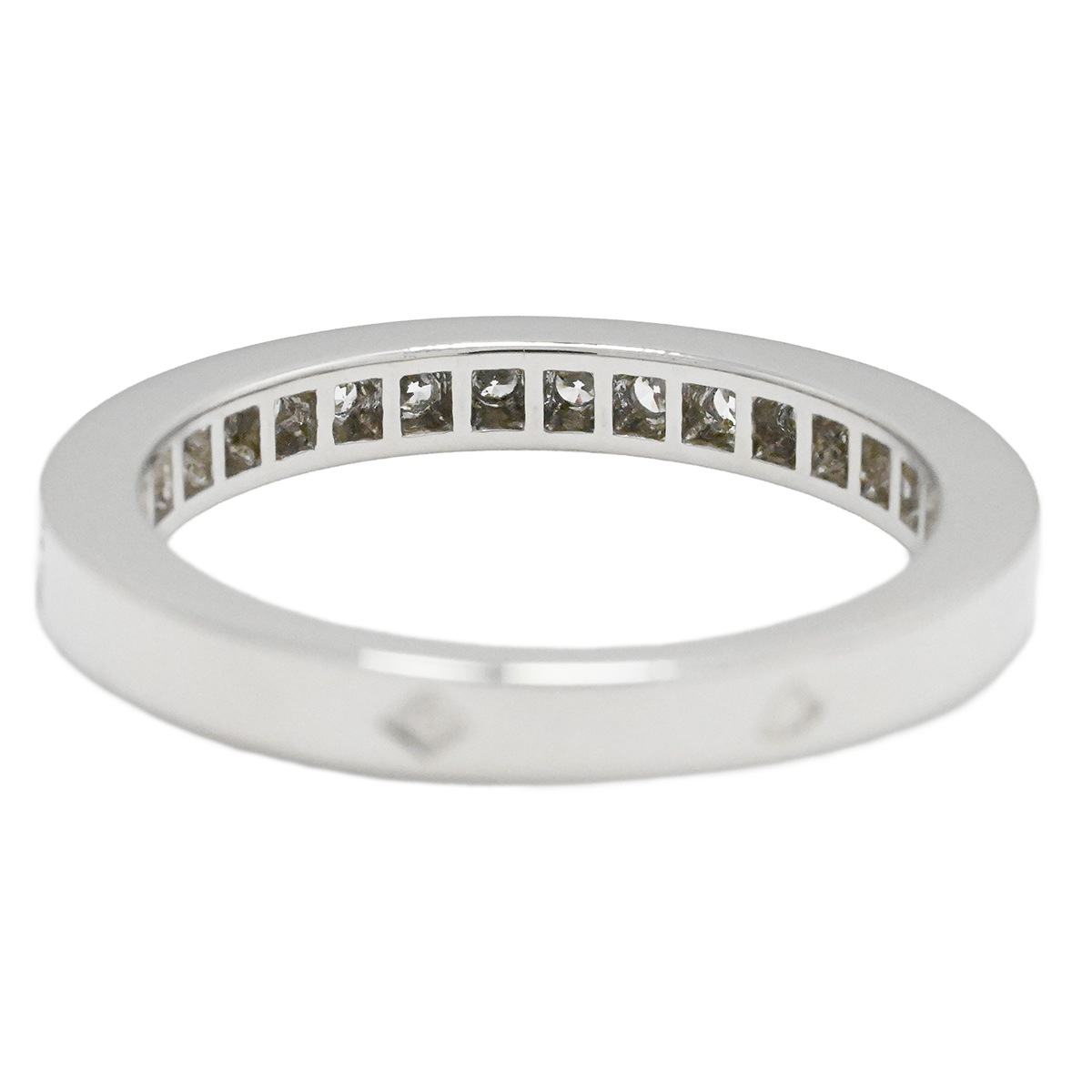 ショーメ CHAUMET PT950 プラチナ ハーフダイヤエタニティリング