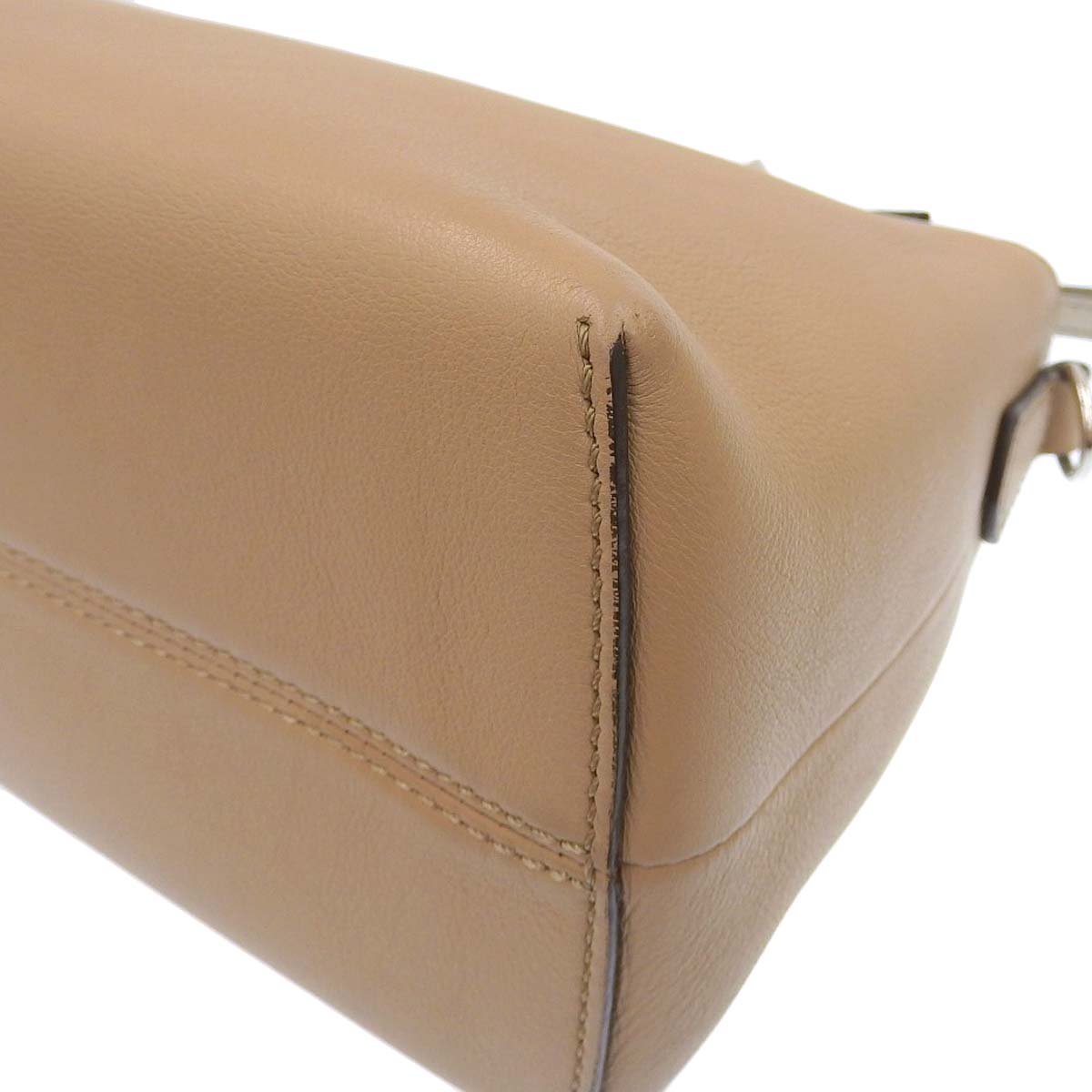 フェンディ FENDI バイザウェイ ミディアム 2WAY ショルダーバッグ ハンドバッグ レザー ベージュ系 レディース 4339