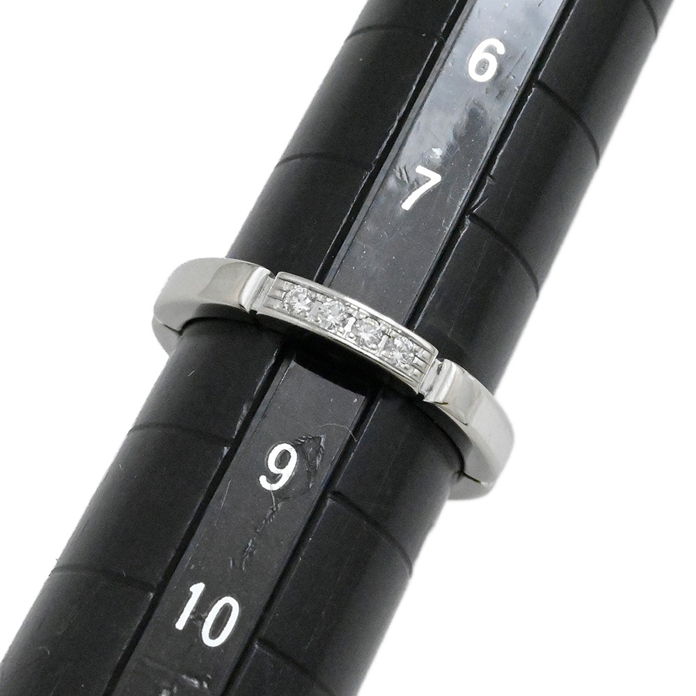 カルティエ CARTIER 750WG K18WG ホワイトゴールド ダイヤ マイヨンパンテールリング サイズ48 レディース  2031