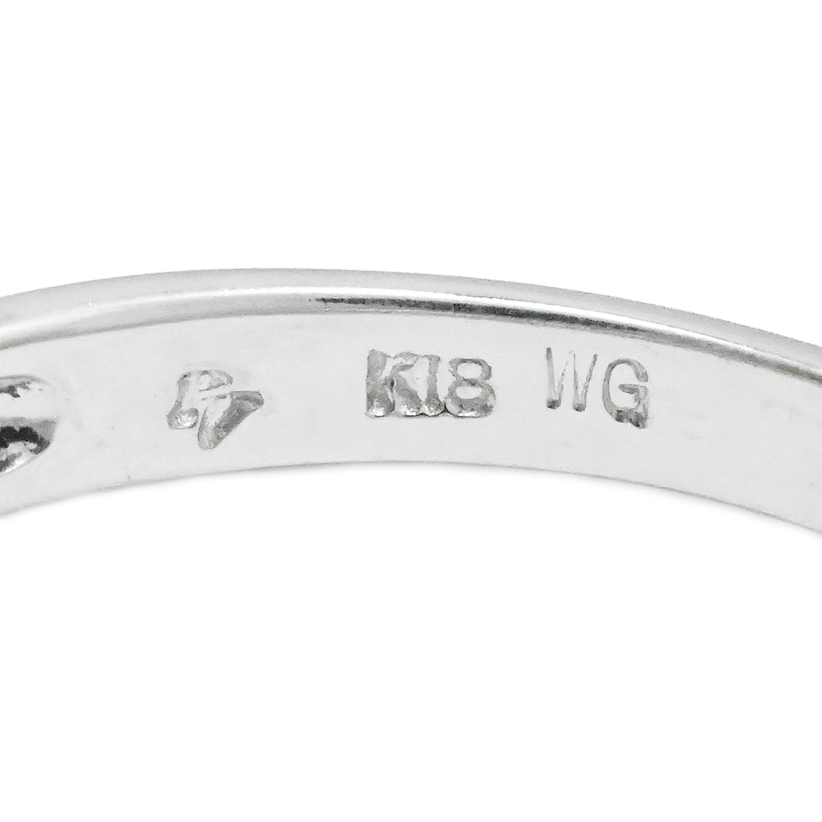 ポンテヴェッキオ Ponte Vecchio K18GW ダイヤ0.21ct エテルノピッコリ―ニ パヴェダイヤリング サイズ11号  2032
