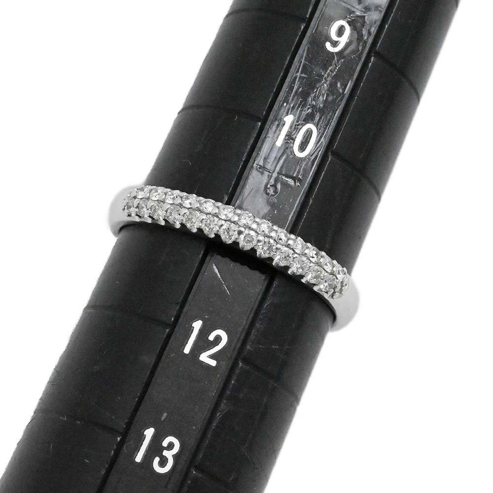ポンテヴェッキオ Ponte Vecchio K18GW ダイヤ0.21ct エテルノピッコリ―ニ パヴェダイヤリング サイズ11号  2032