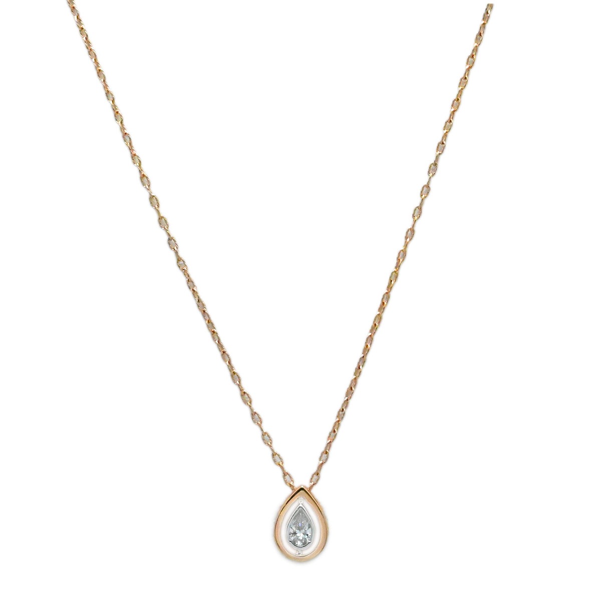 モニッケンダム MONNICKENDAM K18PG ダイヤ0.15ct ペアシェイプ