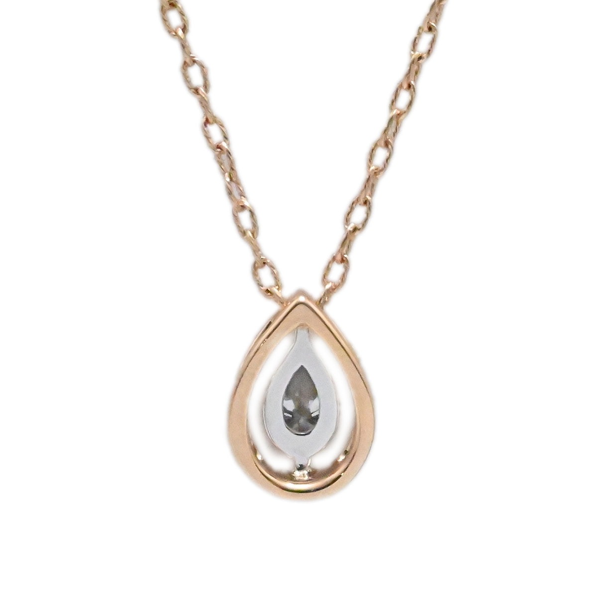 モニッケンダム MONNICKENDAM K18PG ダイヤ0.15ct ペアシェイプ