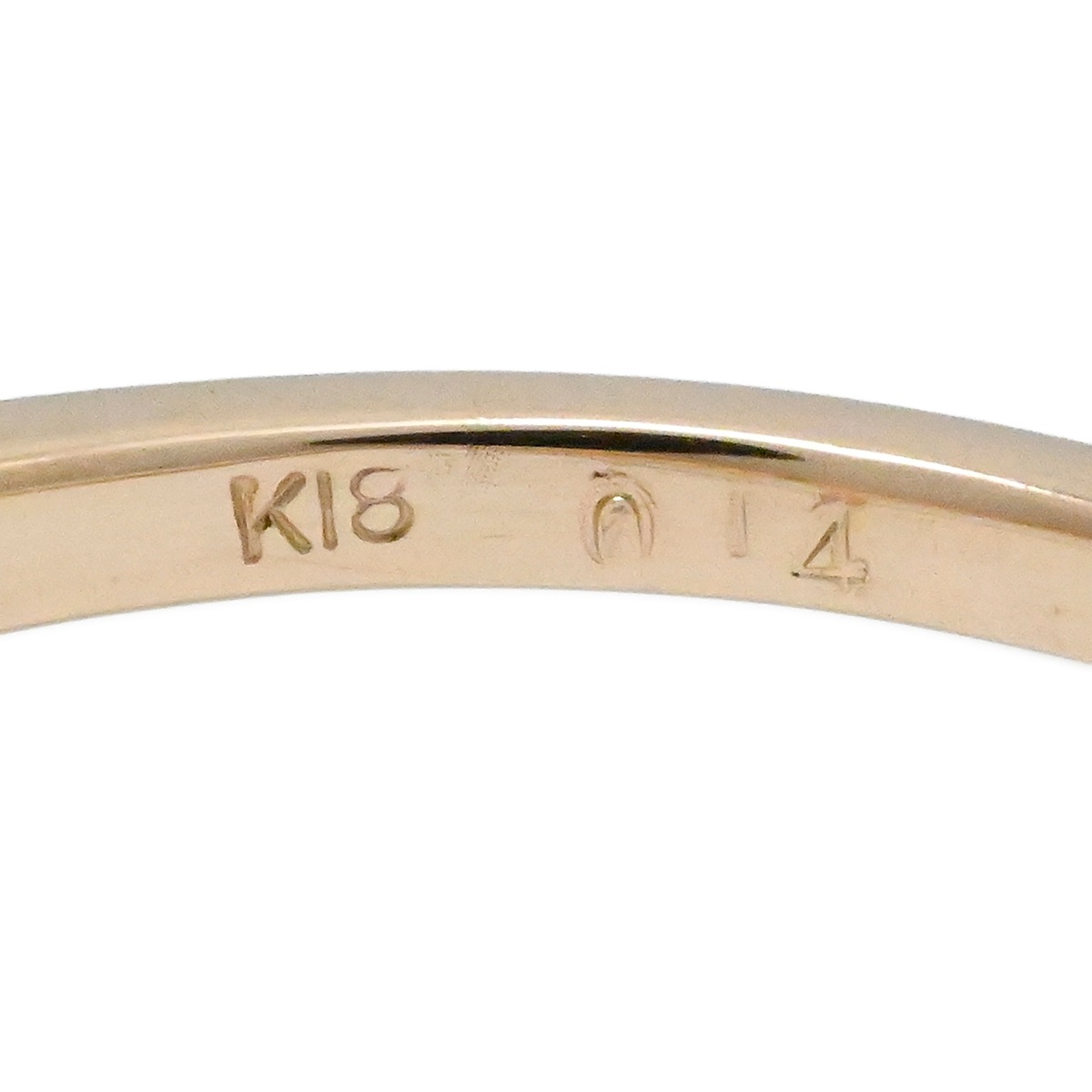 ポンテヴェッキオ Ponte Vecchio K18PG ピンクゴールド ダイヤ0.14ct フラワーモチーフ リング レディース サイズ 9号 2033