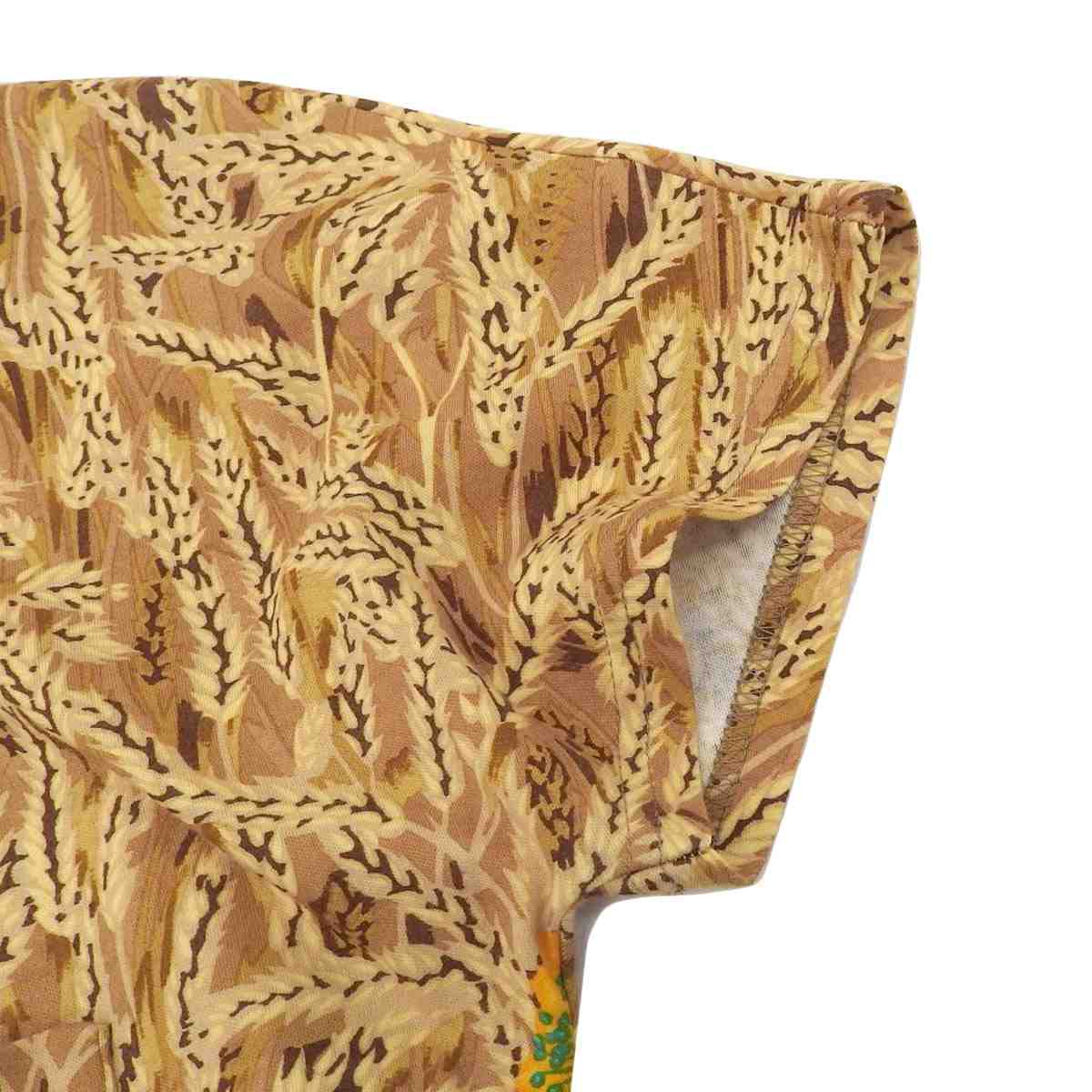 エルメス HERMES ポロシャツ トップス コットン ブラウン系 L レディース 8802