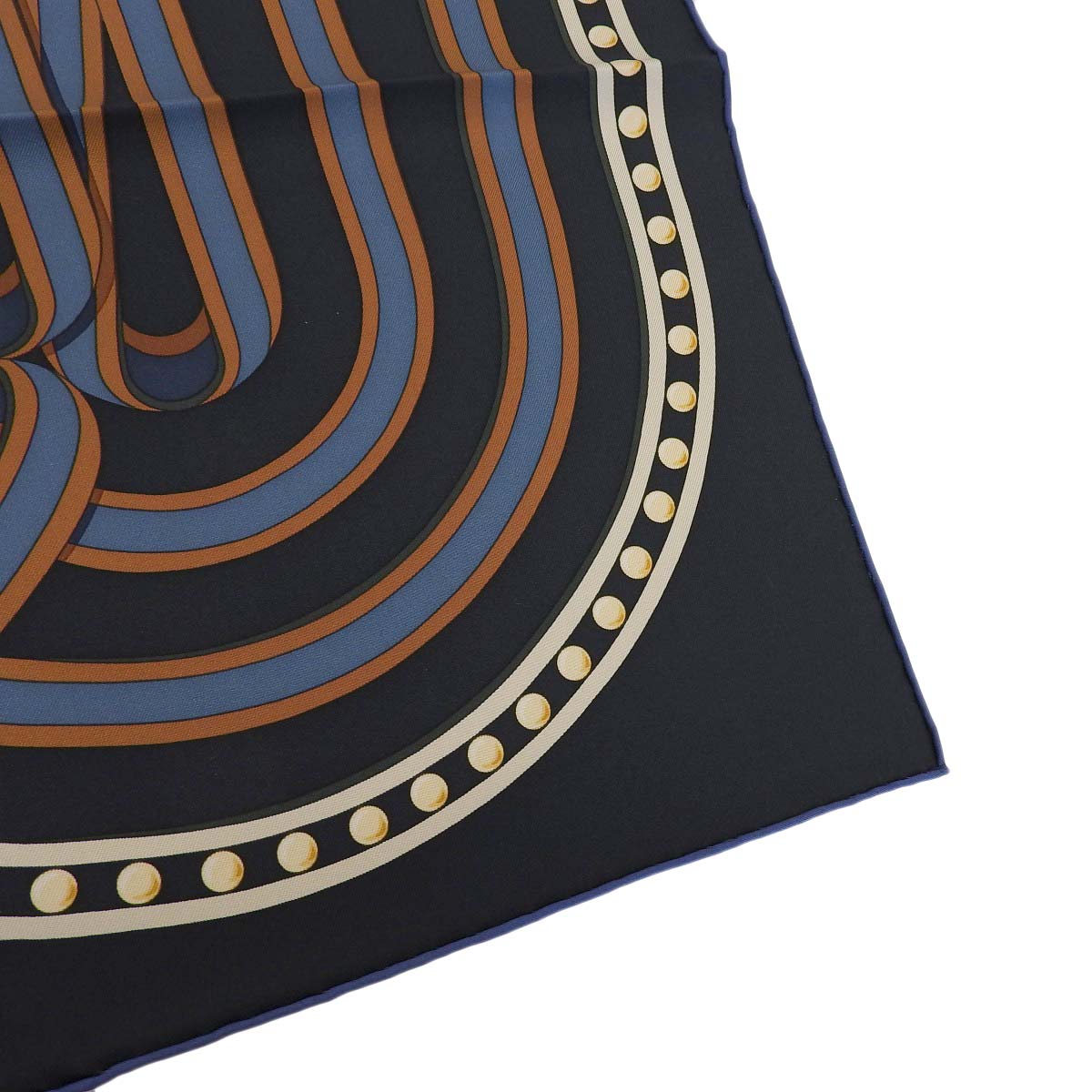 エルメス HERMES カレ90 スカーフ GRANDTRALALA グラン・トゥラララ 2021秋冬コレクション シルク ネイビー系 レディース 4575