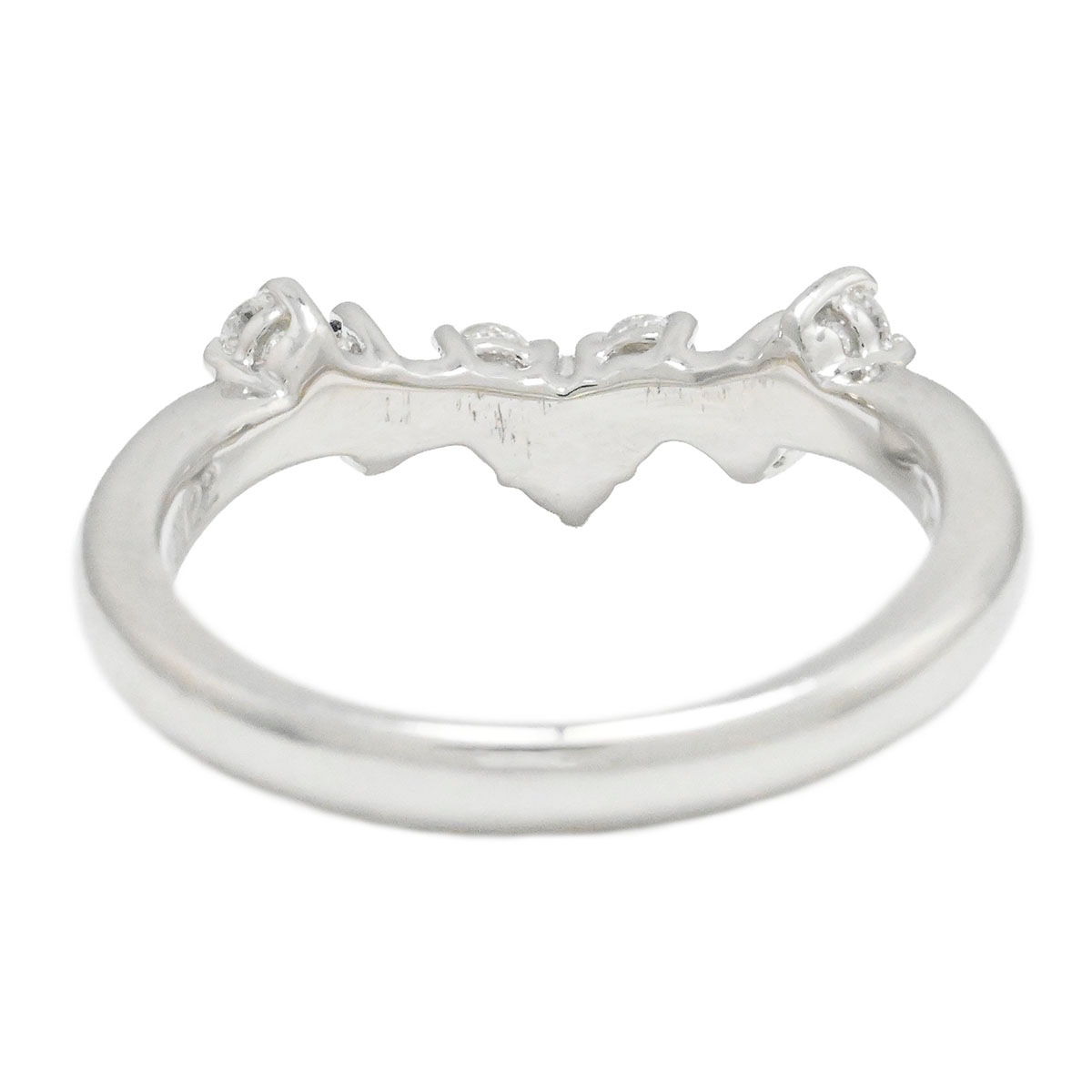 ポーラ POLA Pt900 プラチナ ダイヤ0.11ct サファイア0.21ct リング サイズ9号 レディース  3919