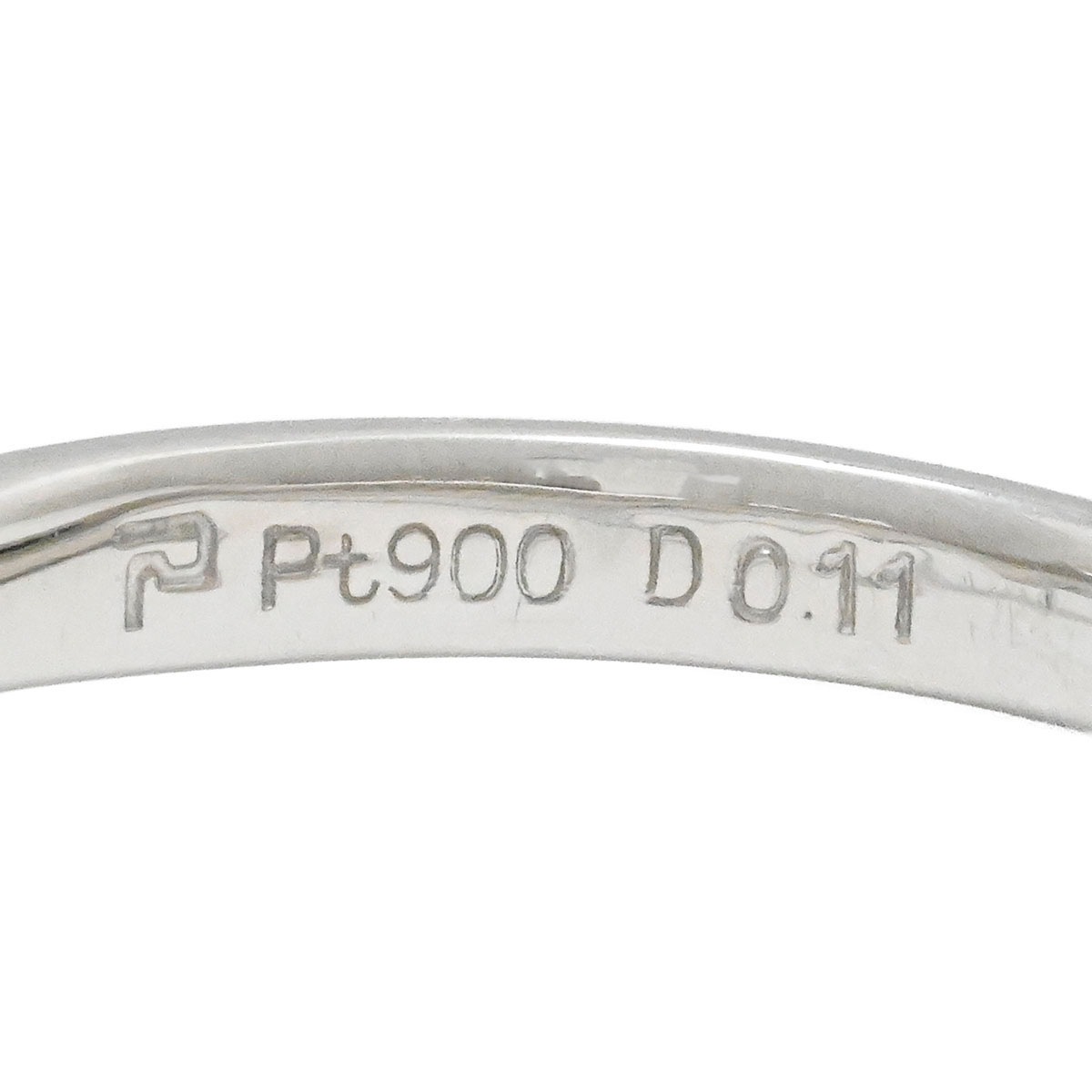 ポーラ POLA Pt900 プラチナ ダイヤ0.11ct サファイア0.21ct リング サイズ9号 レディース  3919