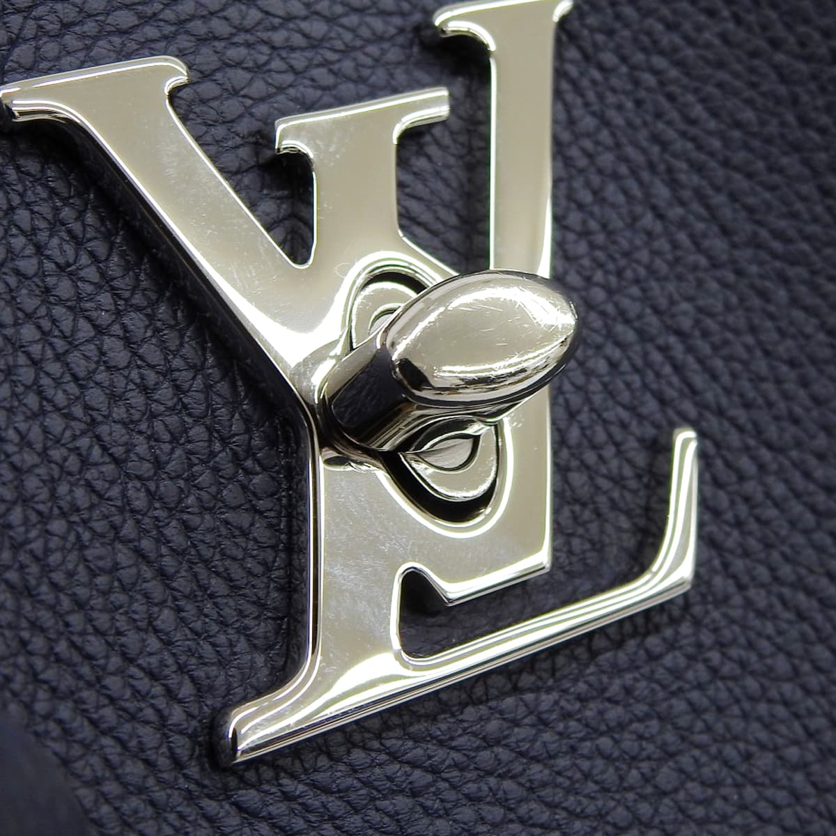 ルイヴィトン LOUIS VUITTON ロックミィ バケット 2WAYバッグ ショルダー ななめ掛け レザー 紺×赤 シルバー金具 レディース M54681 4740