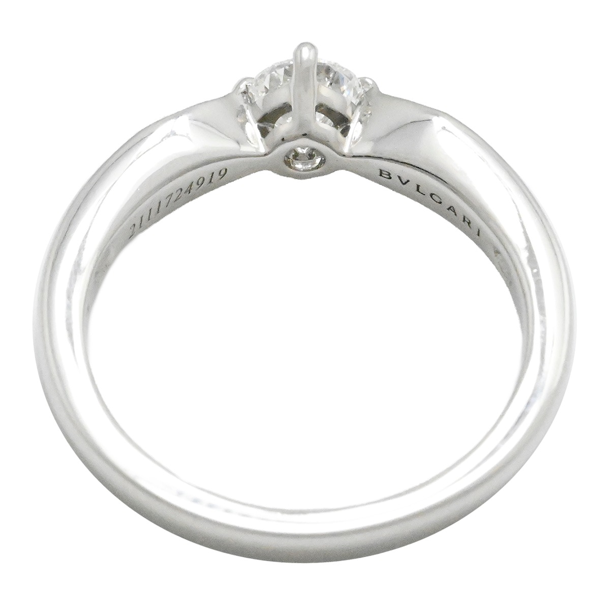 ブルガリ BVLGARI PT950 プラチナ デディカータ ア ヴェネチア ダイヤ リング サイズ8号 レディース  2037