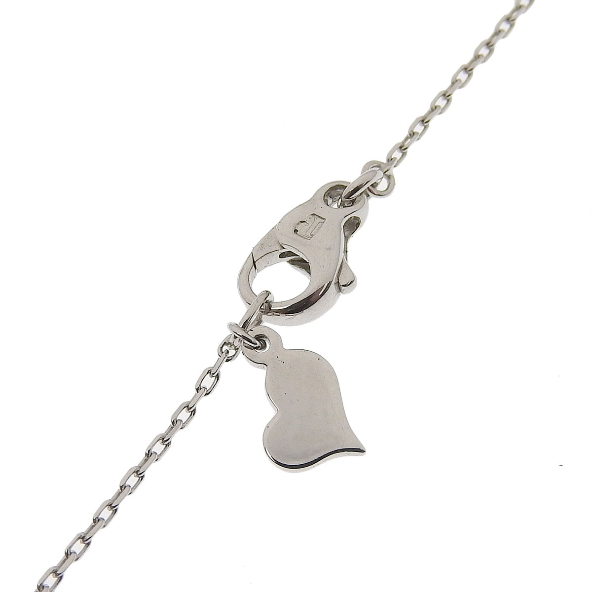 ピアジェ PIAGET ライムライト ハート ネックレス K18WG ダイヤモンド レディース 8664