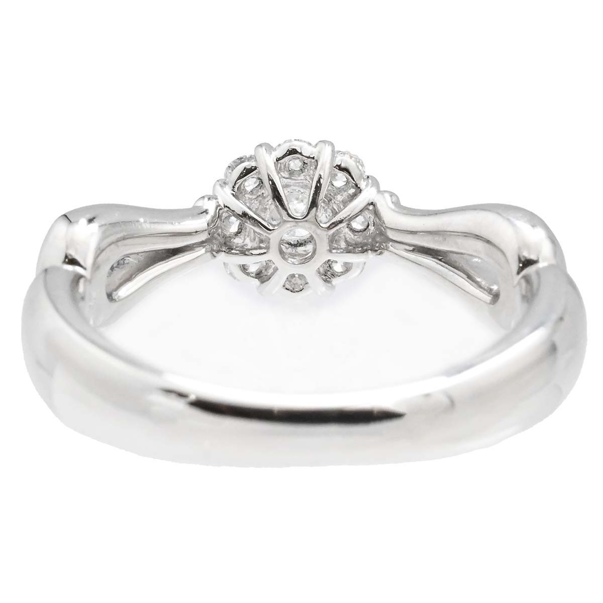 星の砂 HOSHINOSUNA PT900 プラチナ ダイヤ0.34ct リング 11号 レディース  3542