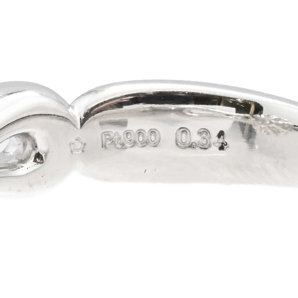 星の砂 HOSHINOSUNA PT900 プラチナ ダイヤ0.34ct リング 11号 レディース  3542