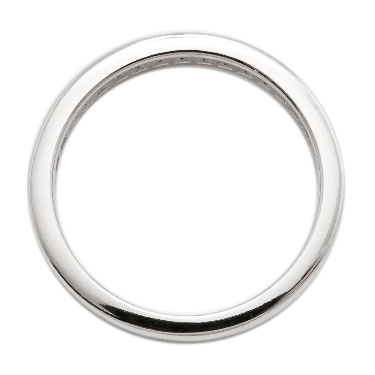 ティファニー TIFFANY & Co. Pt950 プラチナ チャネルセッティング ハーフダイヤ エタニティリング サイズ9号 レディース  3923