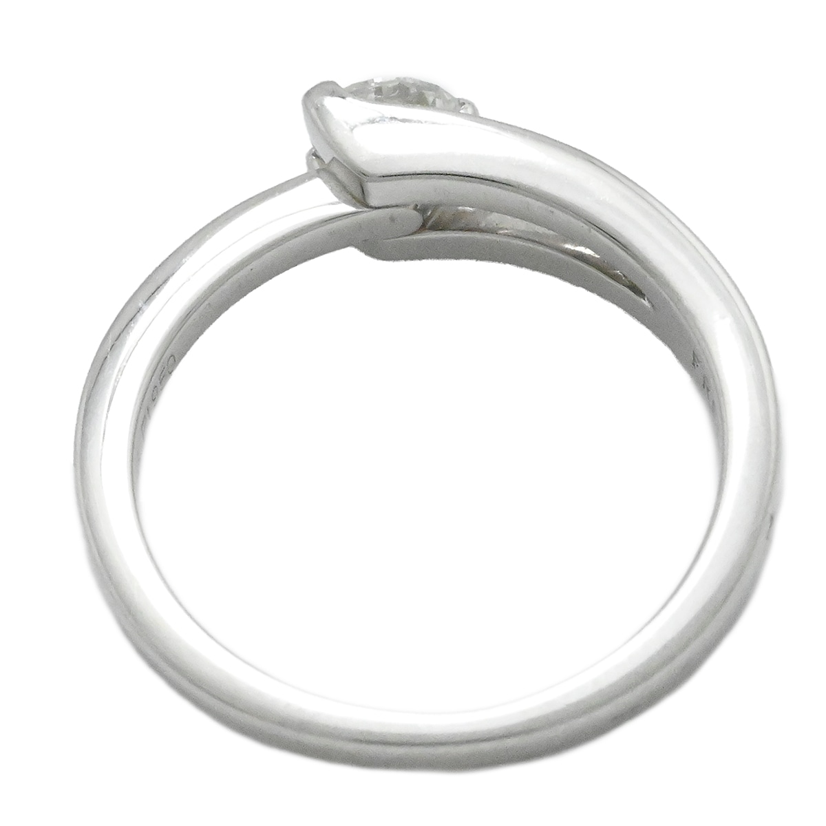 フレッド FRED PT950 プラチナ ダイヤ0.31ct F VS1 Excellent リング ダイヤモンド サイズ8号 レディース  2038