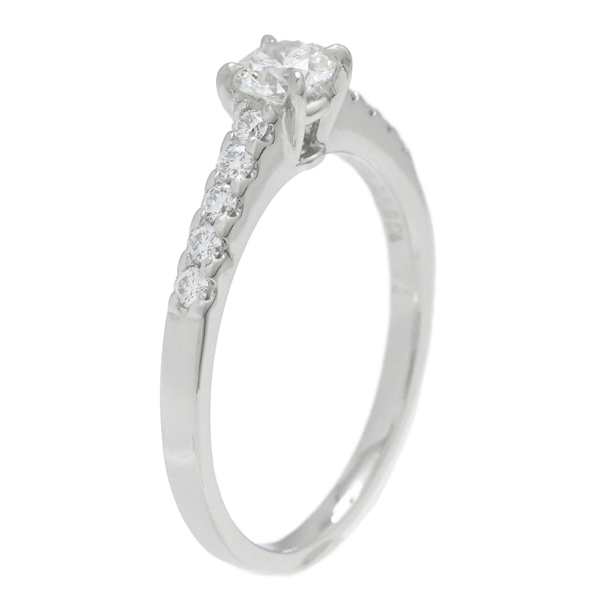 ミキモト MIKIMOTO Pt950 プラチナ ソリテールリング 一粒ダイヤ ダイヤ0.26ct 0.12ct サイズ10号 レディース  3924