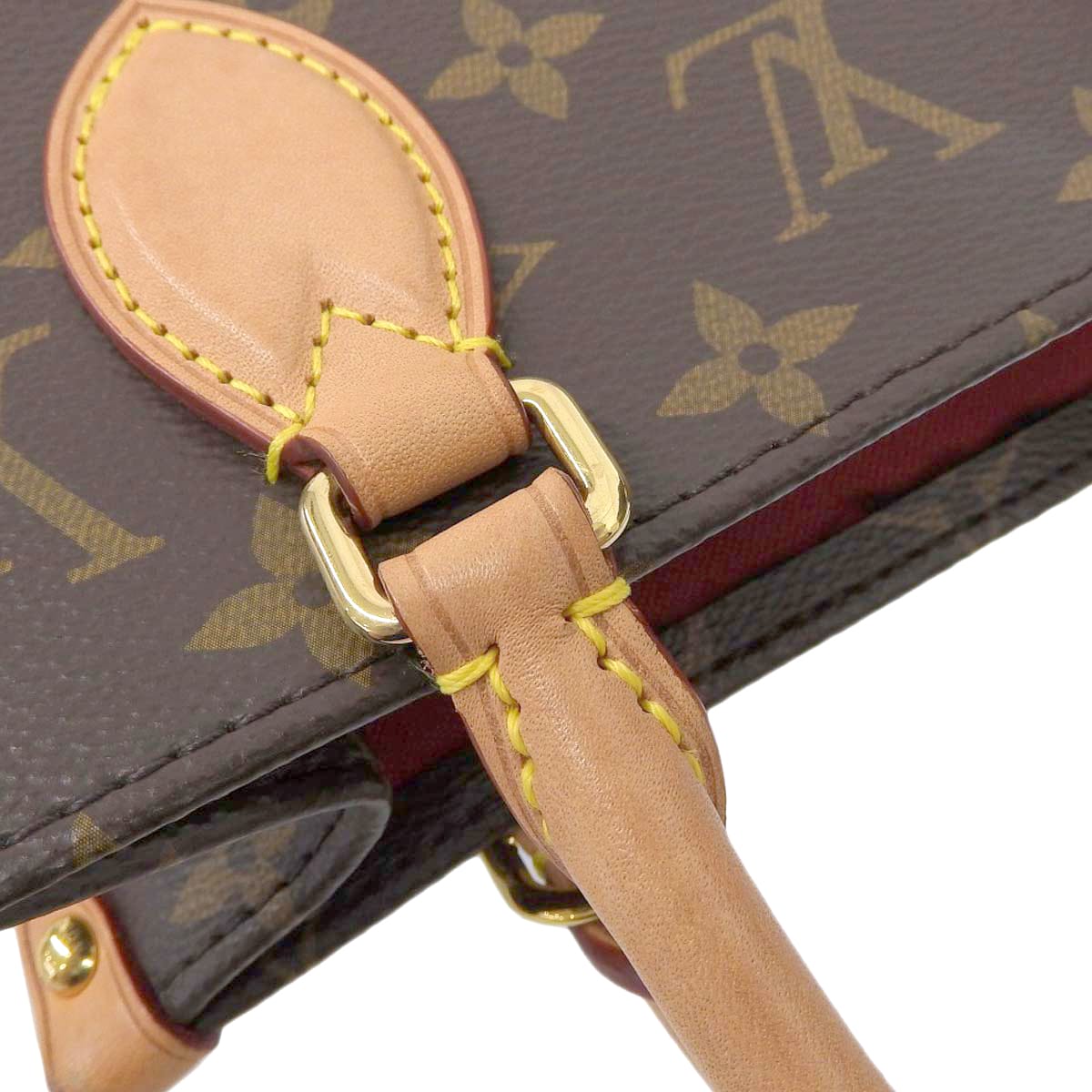 ルイヴィトン LOUIS VUITTON モノグラム サックプラBB 2way ショルダー 斜め掛け ハンドバック トート ストラップ付 レディース M46265 4383