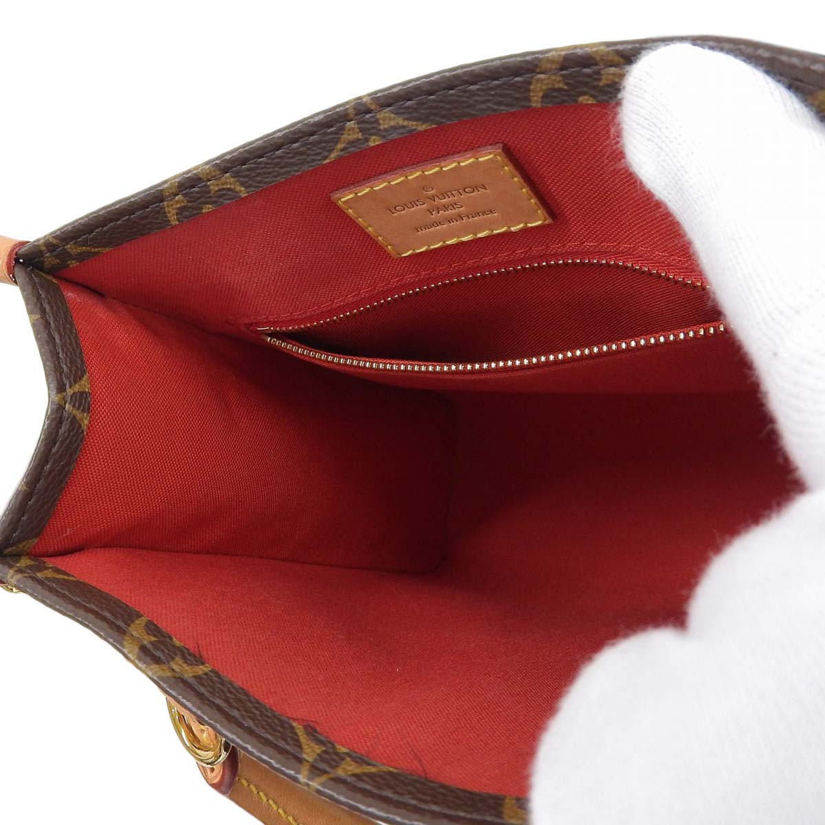 ルイヴィトン LOUIS VUITTON モノグラム サックプラBB 2way ショルダー 斜め掛け ハンドバック トート ストラップ付 レディース M46265 4383