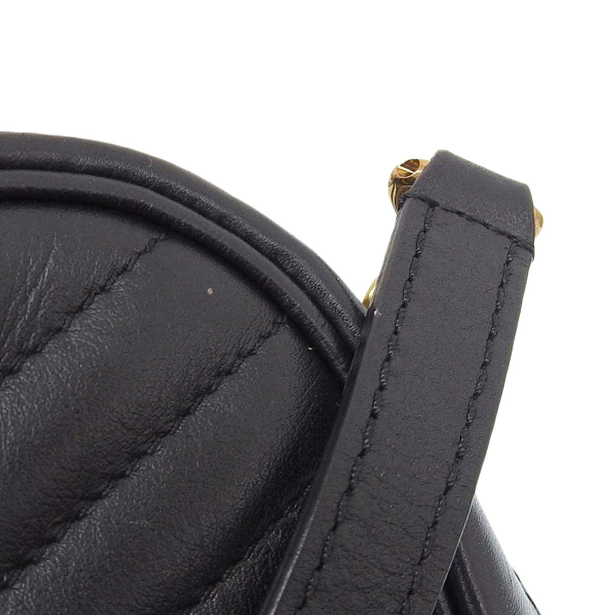 ルイヴィトン LOUIS VUITTON ニューウェーブ カメラバッグ ショルダー チェーンショルダー レザー ブラック レディース M53682 4423