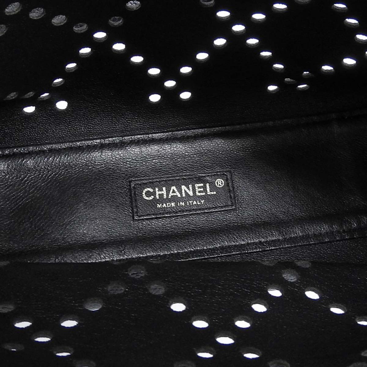 シャネル CHANEL パンチング ココマーク べっ甲 チェーン トート