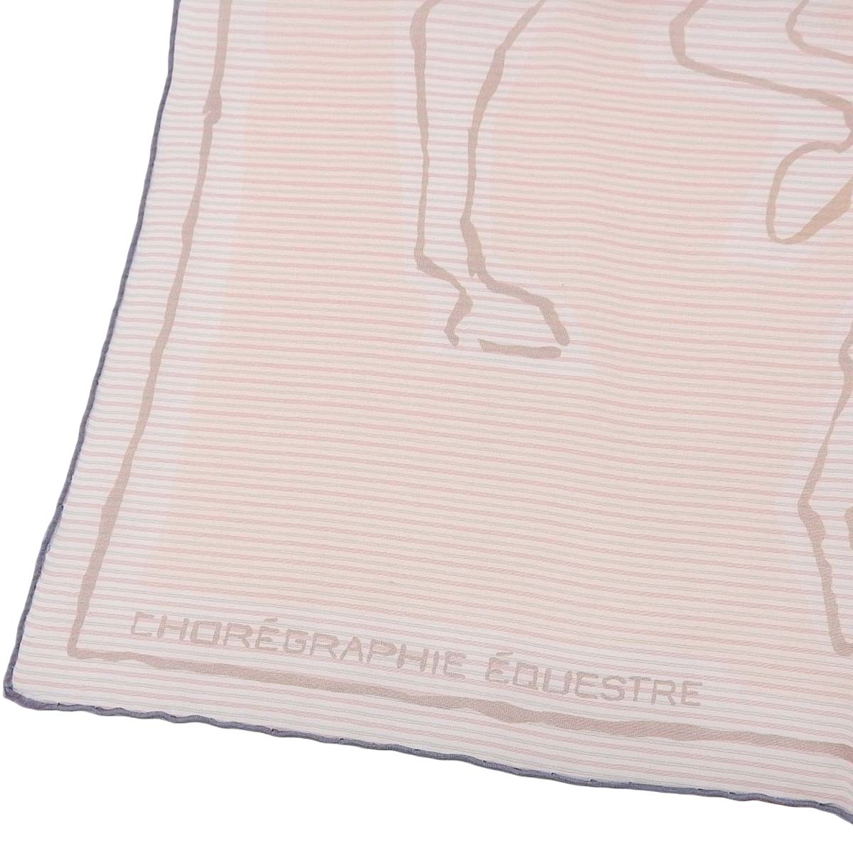 エルメス HERMES カレ70 スカーフ CHOREGRAPHIE EQUESTRE コレグラフィエケストル シルク オレンジ系 レディース 4579