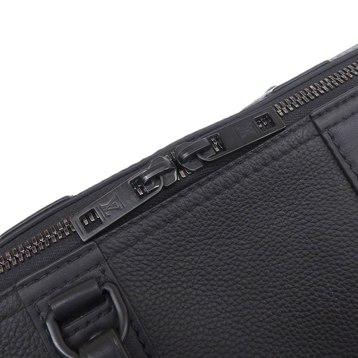 ルイヴィトン LOUIS VUITTON シティ・キーポル ショルダーバッグ グレインカーフレザー ブラック メンズ M59255 4155