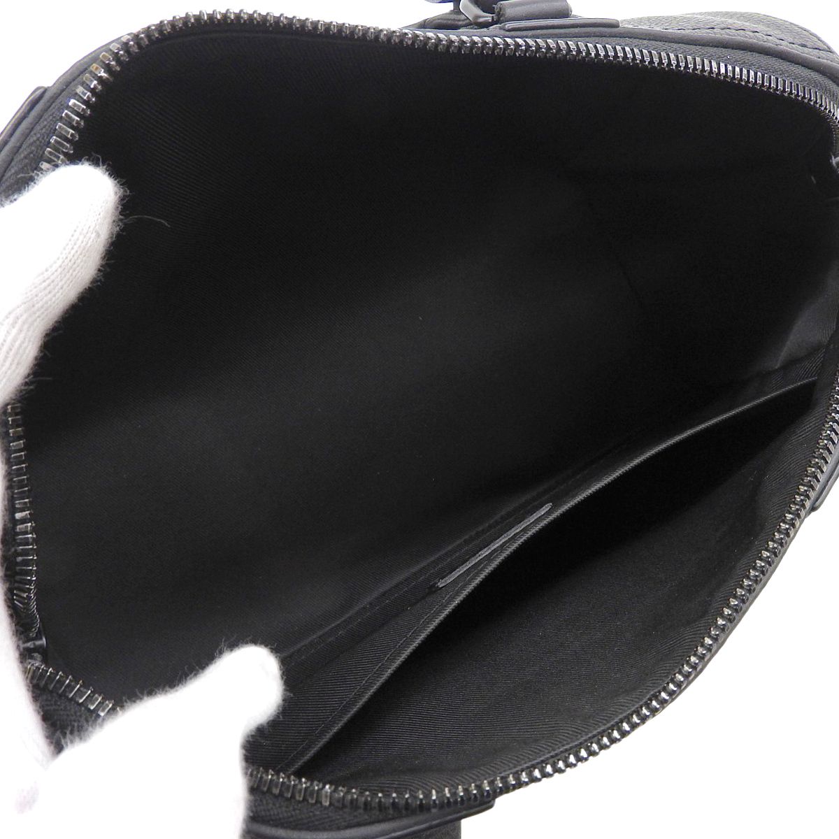 ルイヴィトン LOUIS VUITTON シティ・キーポル ショルダーバッグ グレインカーフレザー ブラック メンズ M59255 4155