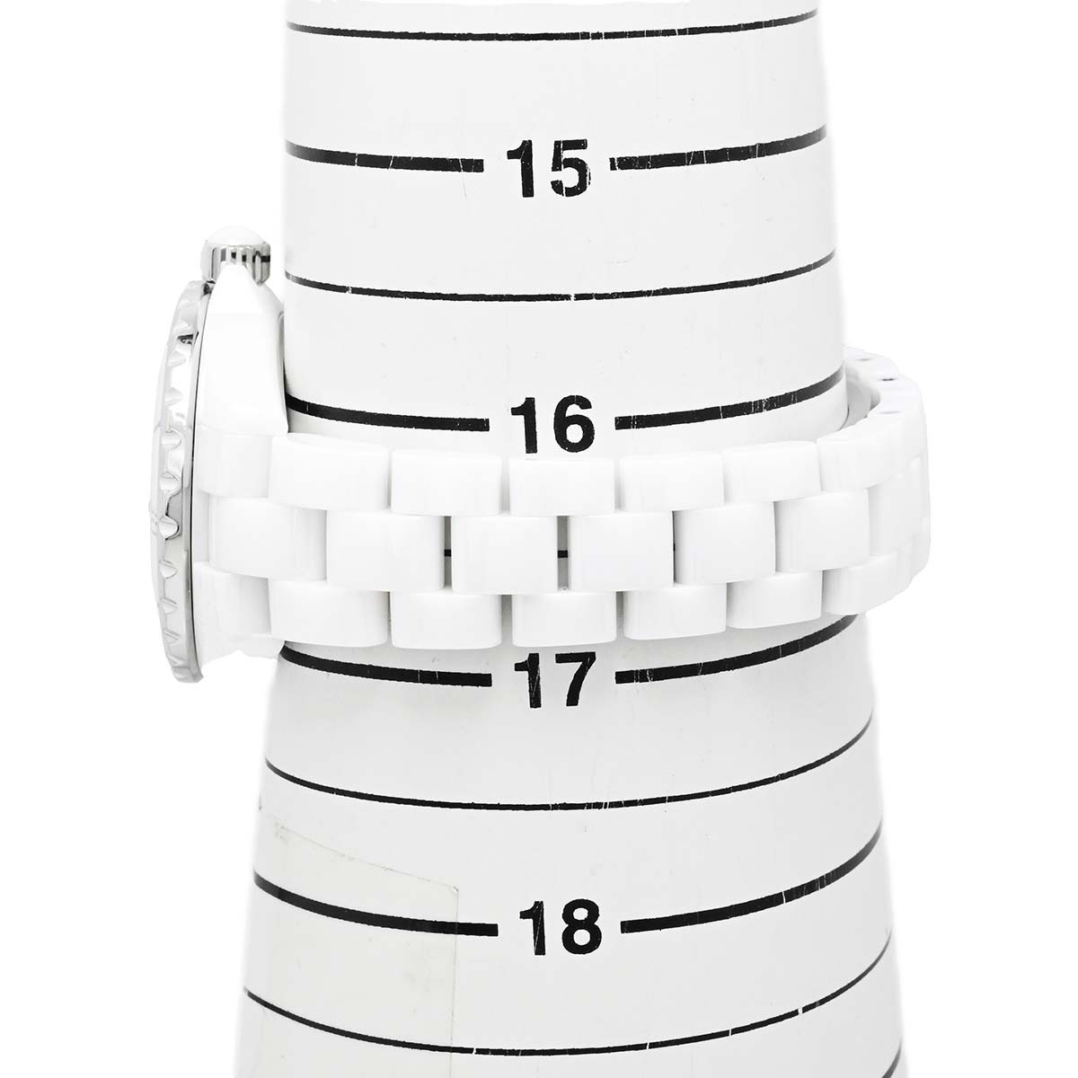 シャネル CHANEL J12 ホワイトセラミック ダイヤ12P H1628 クォーツ レディース 33ｍｍ 腕時計 H1628 3546