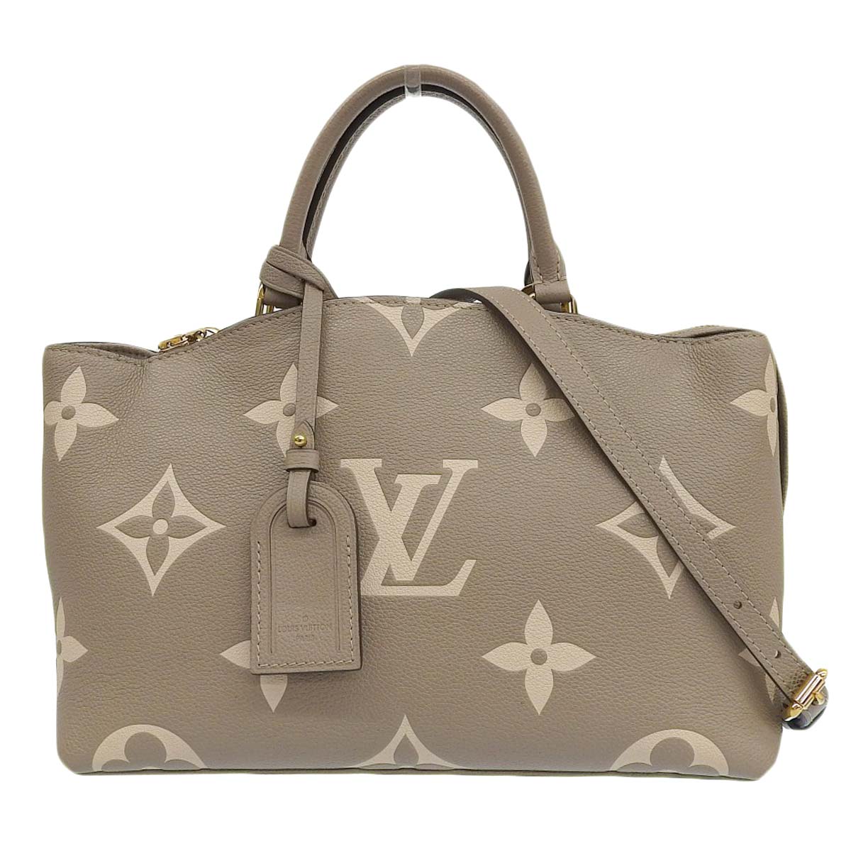 ルイヴィトン LOUIS VUITTON バイカラーモノグラム アンプラント プティパレ トゥルトレールクレーム グレージュ レディース M58914 4425