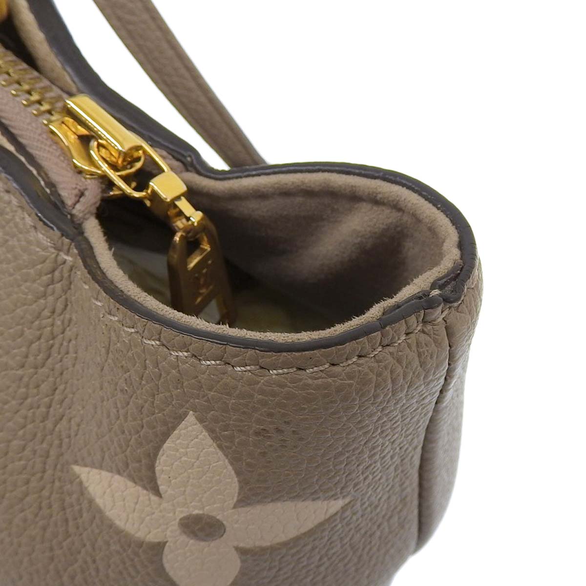 ルイヴィトン LOUIS VUITTON バイカラーモノグラム アンプラント プティパレ トゥルトレールクレーム グレージュ レディース M58914 4425