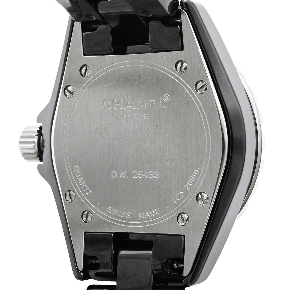 シャネル CHANEL J12 ブラックセラミック H0682 クォーツ レディース 33ｍｍ デイト 腕時計 H0682 3547