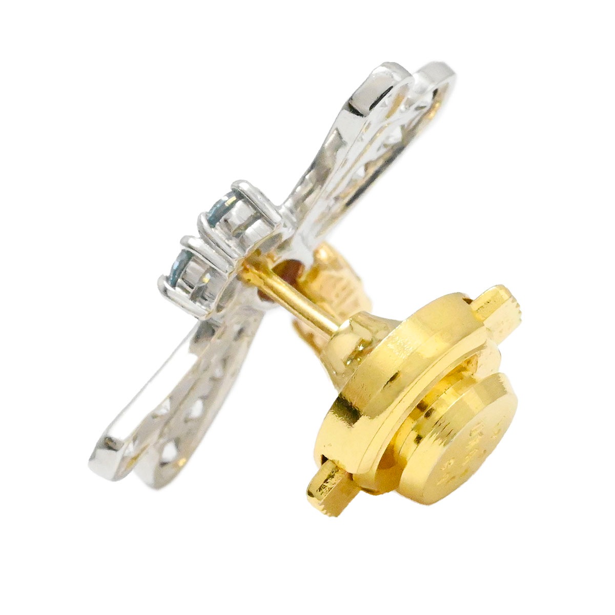 イシカワノブコ 石川暢子 とんぼ ピンブローチ K18YG PT900 ダイヤ0.46ct ルビー0.52ct メンズ レディース NOBUKO ISHIKAWA 3928