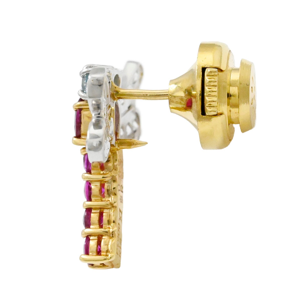 イシカワノブコ 石川暢子 とんぼ ピンブローチ K18YG PT900 ダイヤ0.46ct ルビー0.52ct メンズ レディース NOBUKO ISHIKAWA 3928