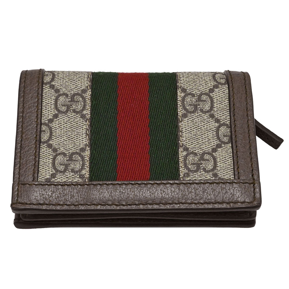 グッチ GUCCI GGスプリーム オフィディア 二つ折り財布 シェリーライン コンパクトウオレットレディース  3978