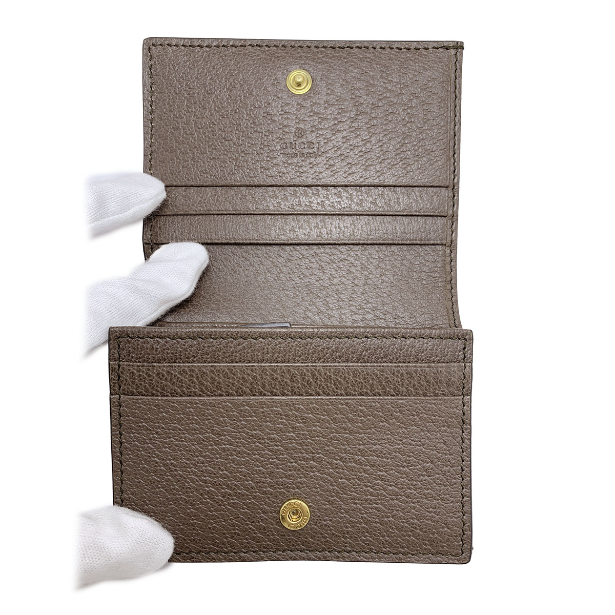 グッチ GUCCI GGスプリーム オフィディア 二つ折り財布 シェリーライン コンパクトウオレットレディース  3978