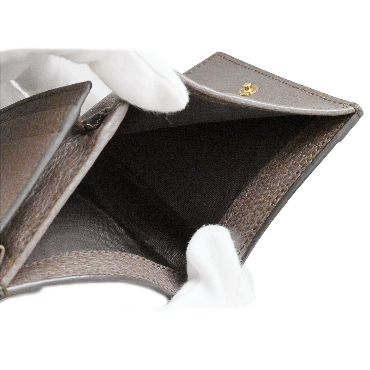 グッチ GUCCI GGスプリーム オフィディア 二つ折り財布 シェリーライン コンパクトウオレットレディース  3978