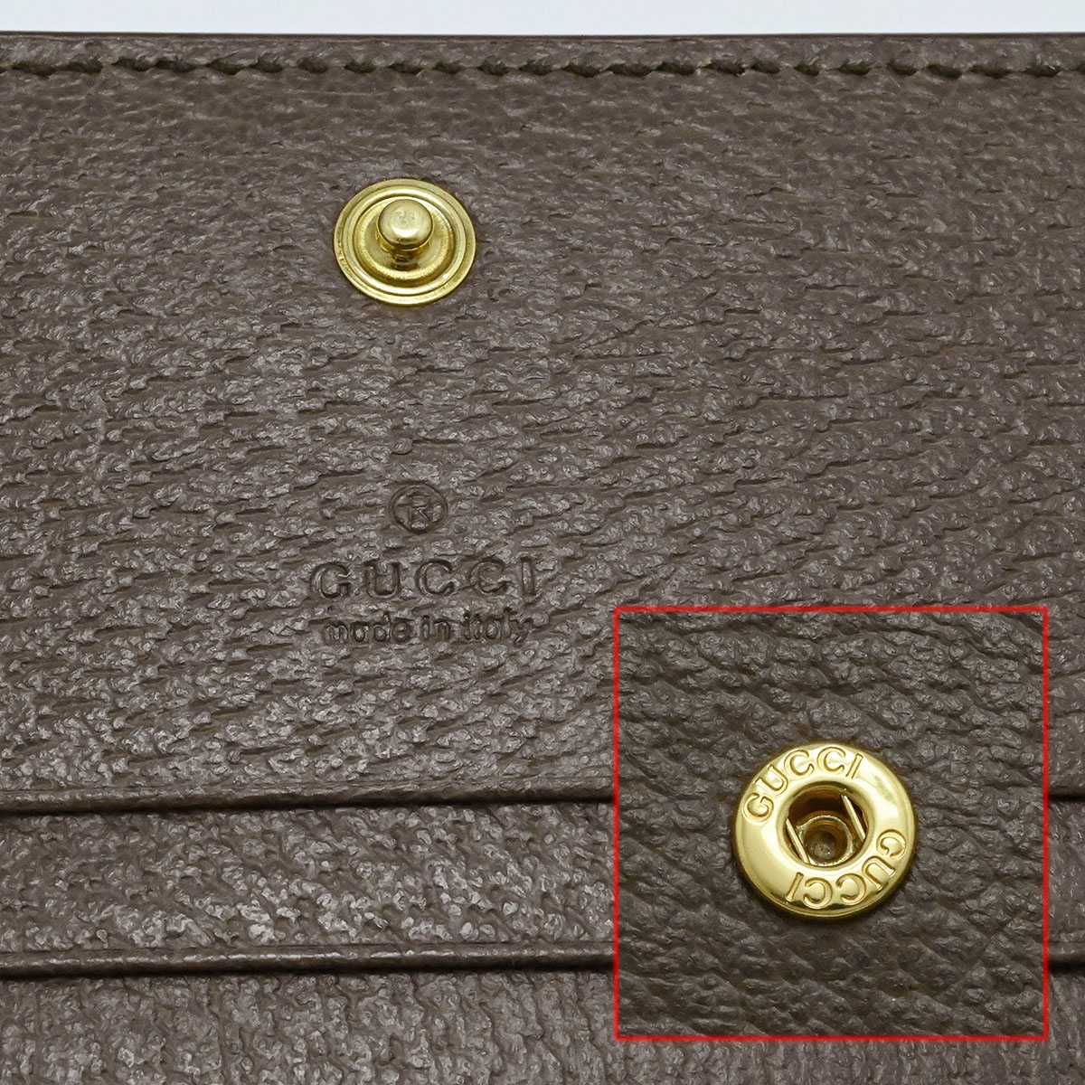 グッチ GUCCI GGスプリーム オフィディア 二つ折り財布 シェリーライン コンパクトウオレットレディース  3978