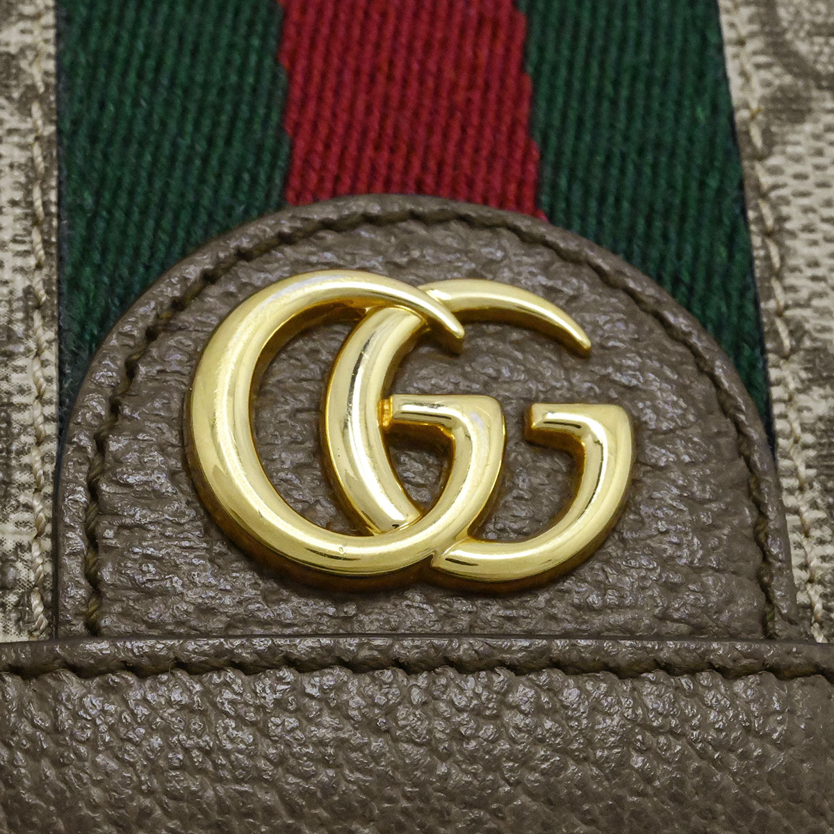 グッチ GUCCI GGスプリーム オフィディア 二つ折り財布 シェリーライン コンパクトウオレットレディース  3978