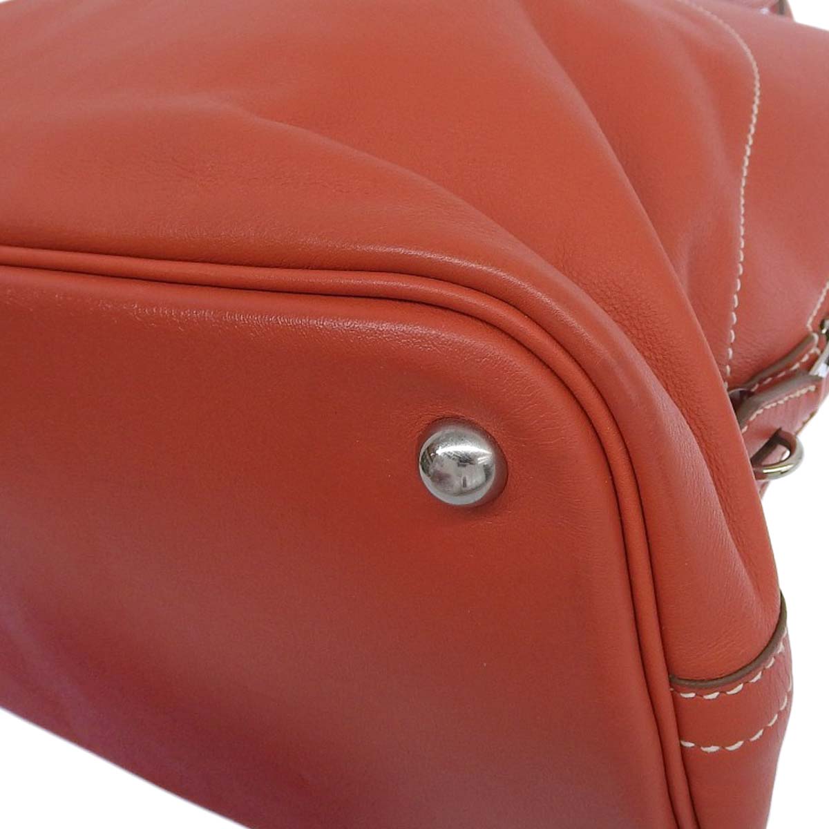 エルメス HERMES ボリードリラックス ハンドバッグ ヴォーキッシム ローズ系 レディース R□刻印 2014 4470