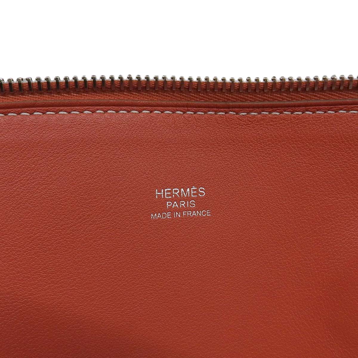 エルメス HERMES ボリードリラックス ハンドバッグ ヴォーキッシム ローズ系 レディース R□刻印 2014 4470
