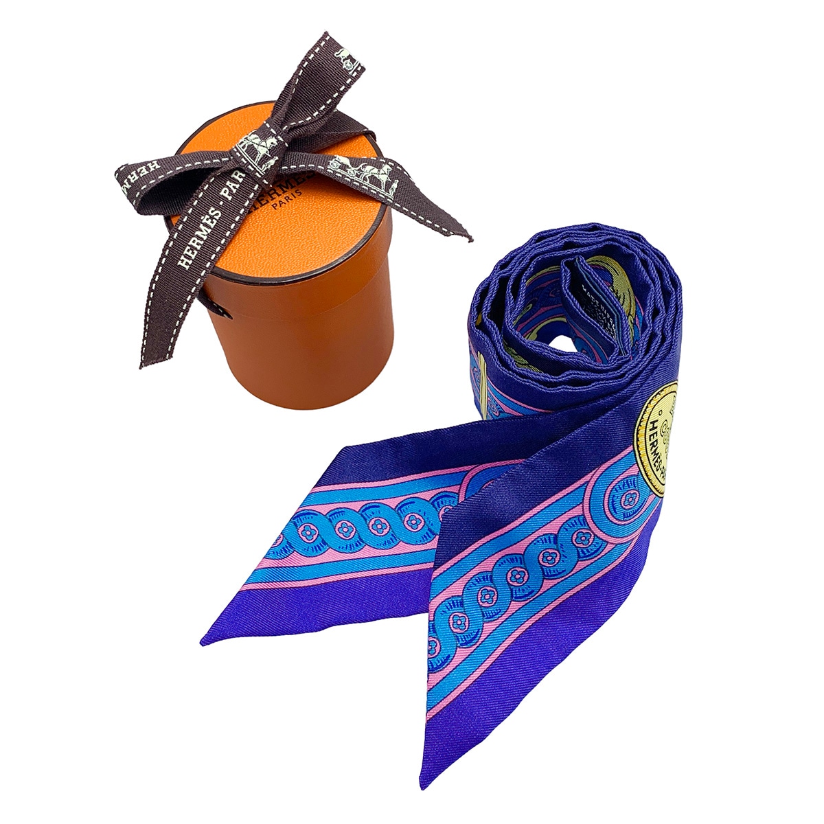 エルメス HERMES エルメス HERMES ツイリー TWILLY 2021SS 法廷の勒
