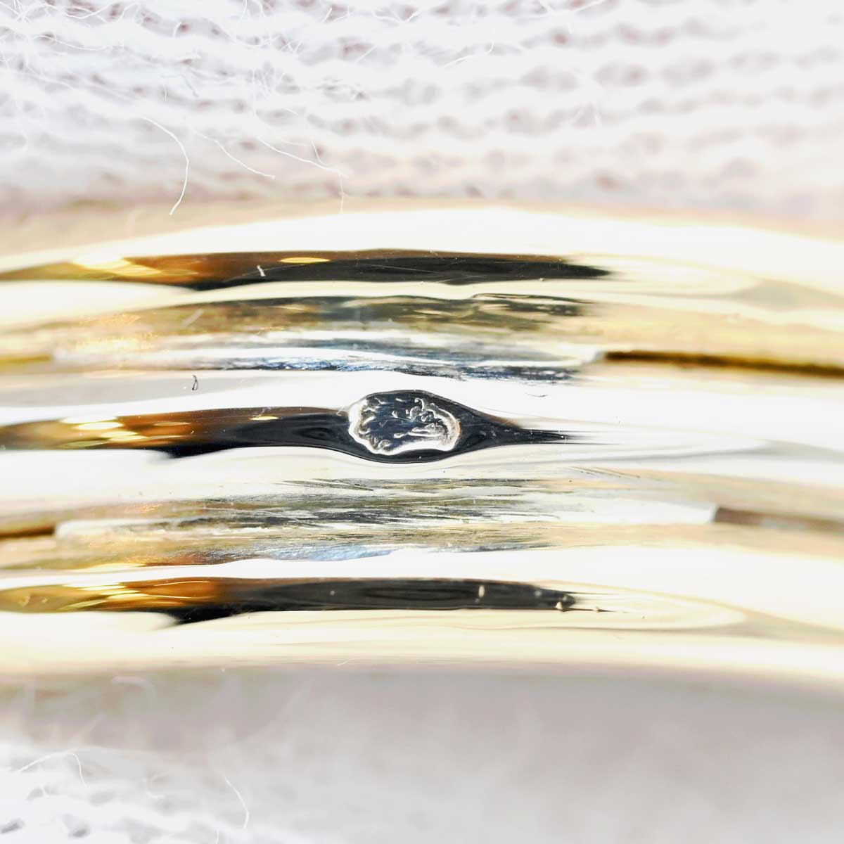 モーブッサン MAUBOUSSIN K18YG K18WG イエローゴールド ホワイトゴールド リング 12号 レディース 3151