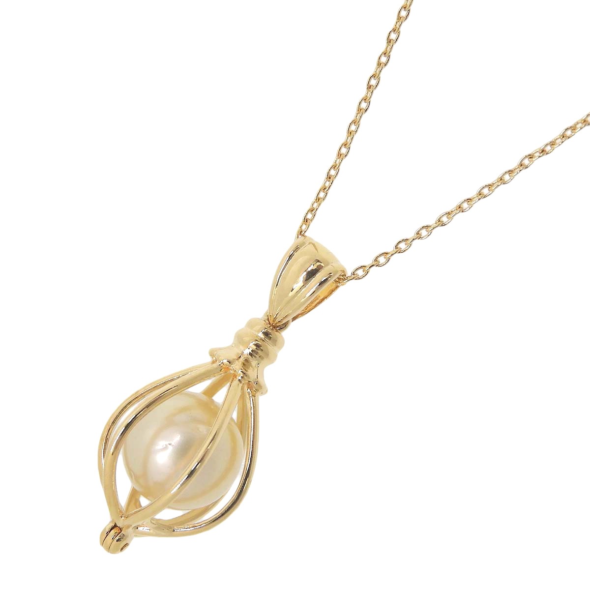 タサキ TASAKI ロングネックレス K18 パール レディース 4783