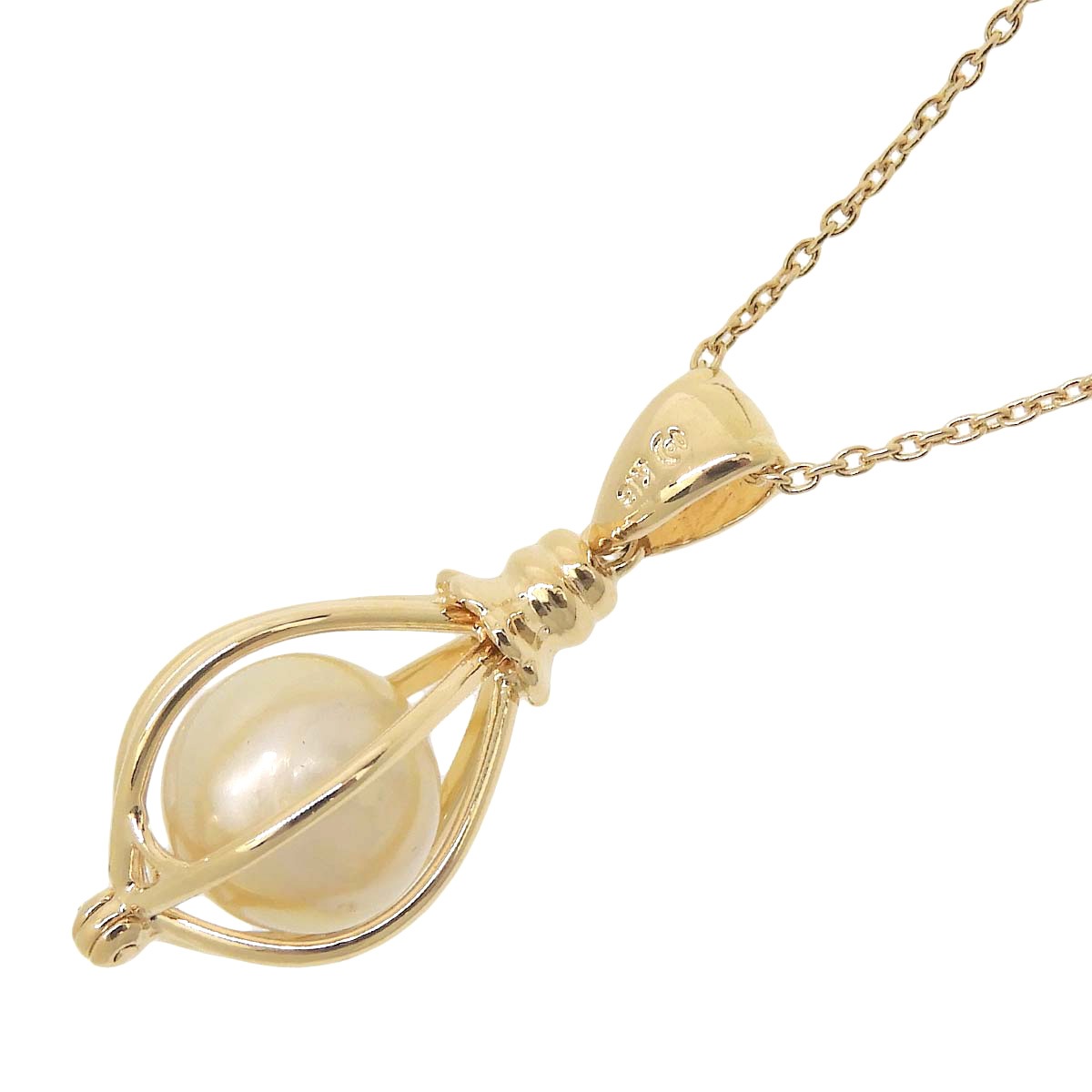 タサキ TASAKI ロングネックレス K18 パール レディース 4783