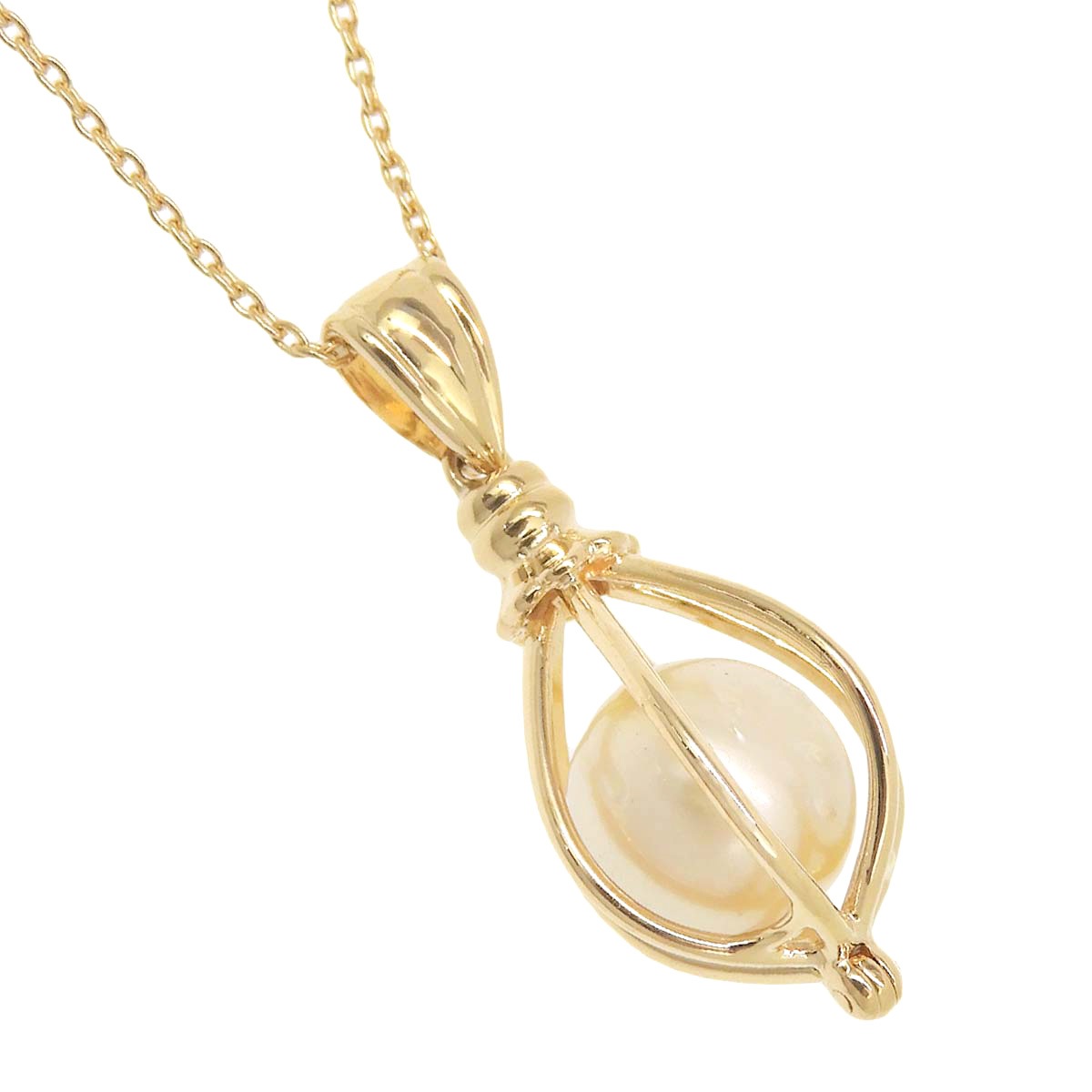 タサキ TASAKI ロングネックレス K18 パール レディース 4783