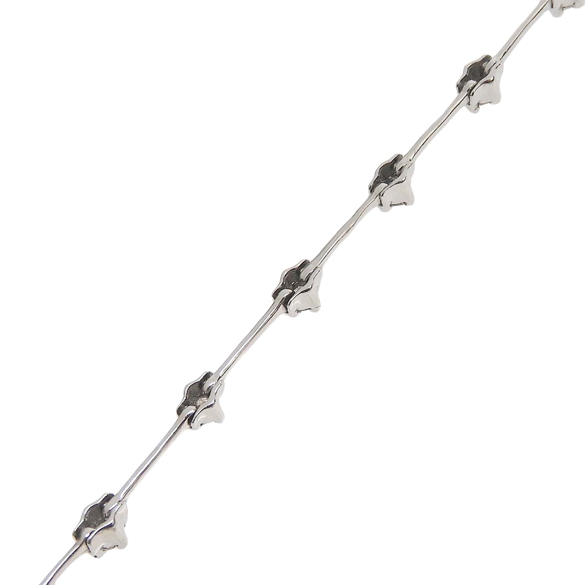 K18WG ホワイトゴールド ダイヤモンド 0.54ct 14連 ブレスレット レディース 4784